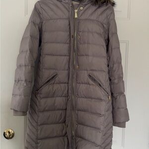 Michael Kors Women's Quilted Puffer Coat - Gray